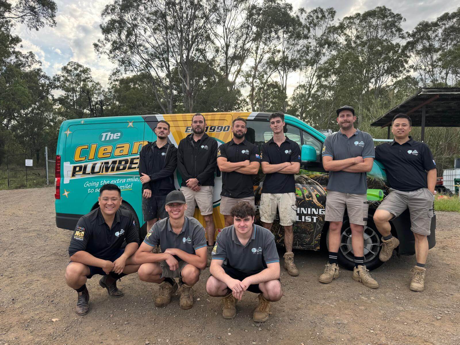 The Clean Plumber licensed team on a job in the Sutherland Shire