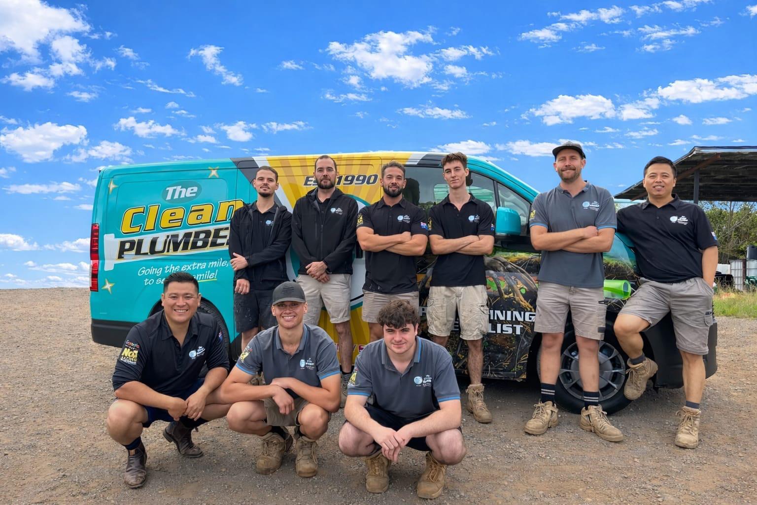 The Clean Plumber team in the Sutherland Shire